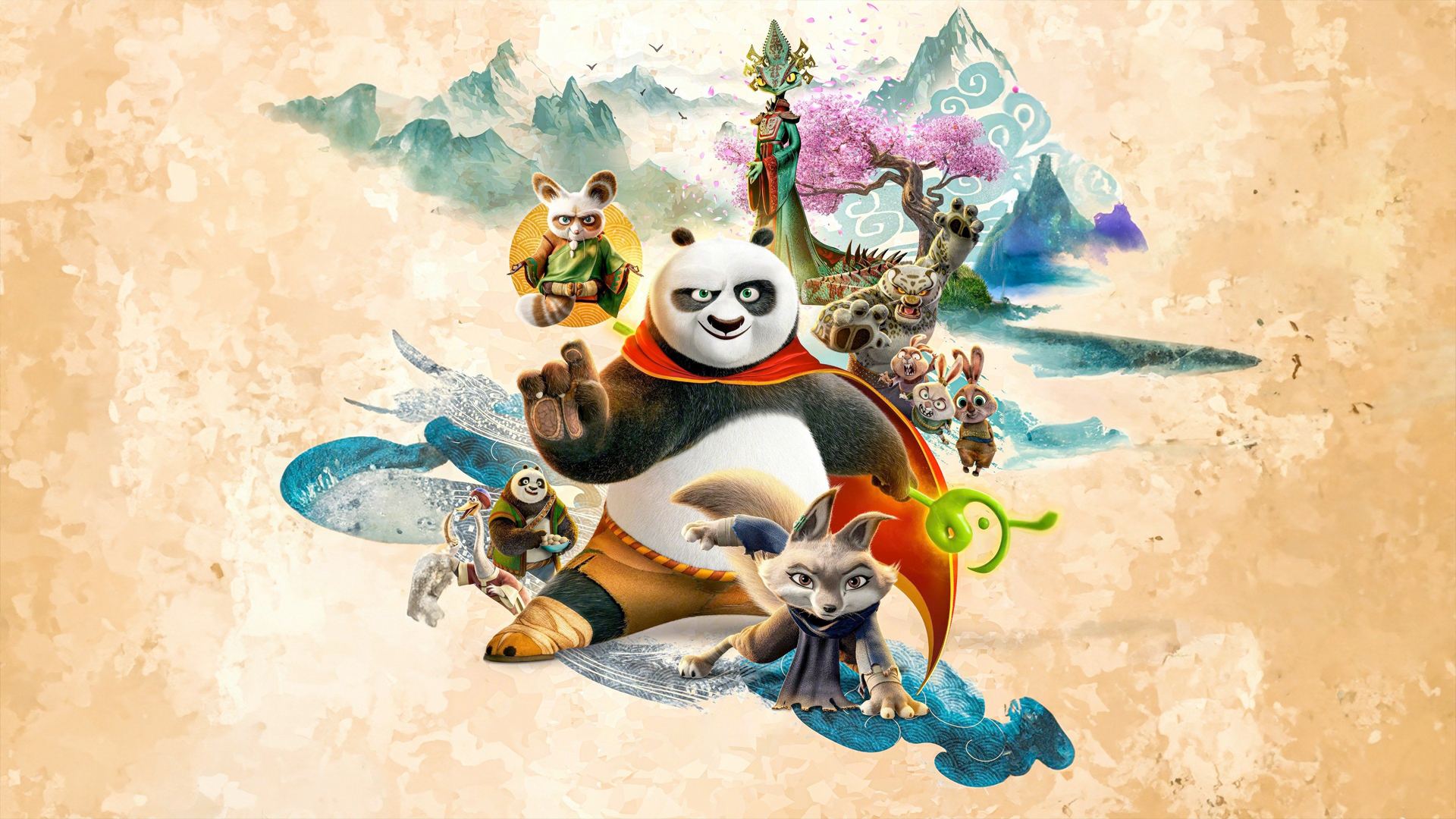 انیمیشن پاندای کونگ فو کار ۴ Kung Fu Panda 4 2024