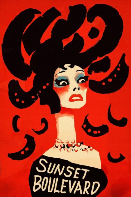 Sunset Boulevard 1950 poster