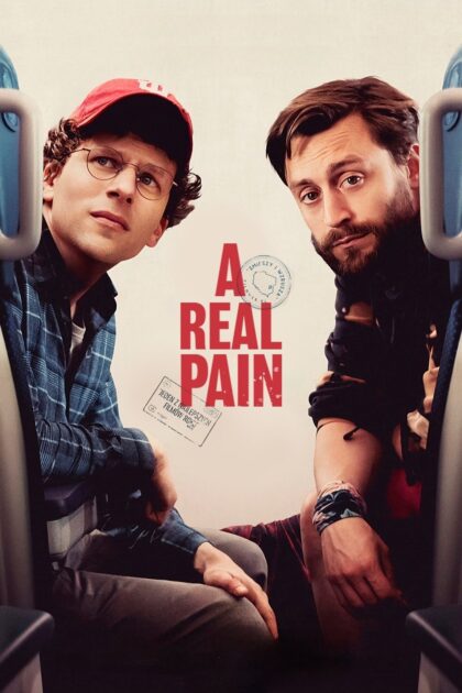 A Real Pain 2024 poster