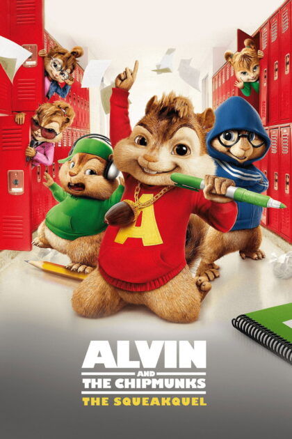 Alvin and the Chipmunks The Squeakquel 2009 poster