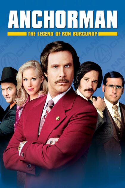 Anchorman The Legend of Ron Burgundy 2004 poster