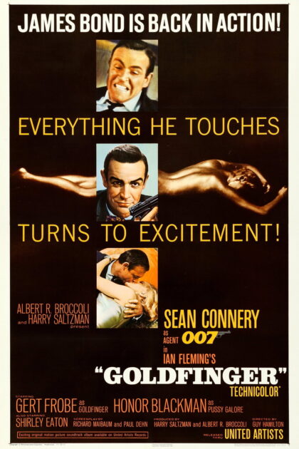 Goldfinger 1964 poster